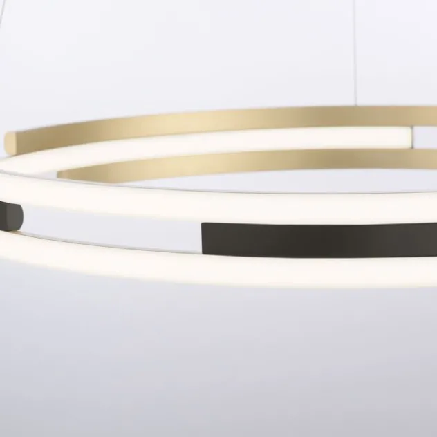 Paul Neuhaus LED Pendelleuchte Q-BELUGA messing matt Smart Home dimmbar