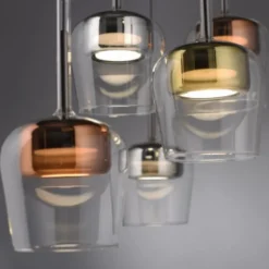 Paul Neuhaus LED Pendelleuchte Q-KON 5-flammig mehrfarbig Smart Home