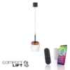 Paul Neuhaus LED Pendelleuchte Q-KON 1-flammig kupfer Smart Home App