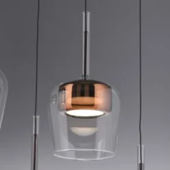 Paul Neuhaus LED Pendelleuchte Q-KON 1-flammig kupfer Smart Home App