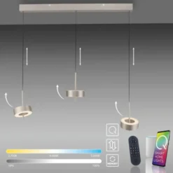 Paul Neuhaus LED Pendelleuchte Q-ROTATE 3flammig höhenverstellbar Smarthome