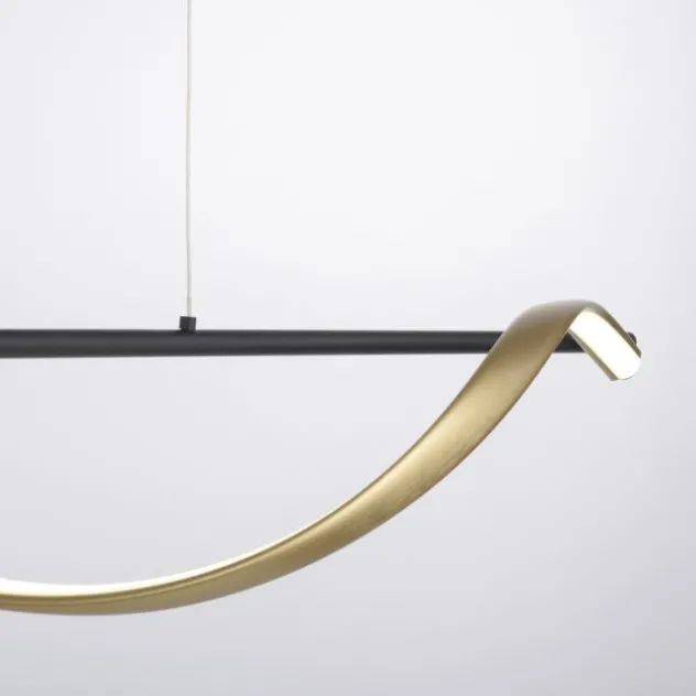 Paul Neuhaus LED Pendelleuchte Q-SWING anthrazit messing matt Smart Home