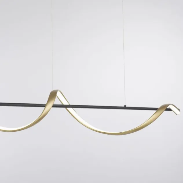 Paul Neuhaus LED Pendelleuchte Q-SWING anthrazit messing matt Smart Home