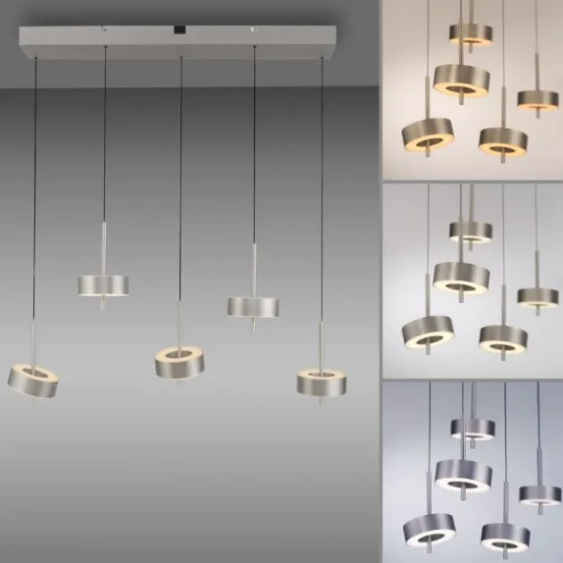 Paul Neuhaus LED Pendelleuchte Q-ROTATE 5flammig höhenverstellbar Smarthome