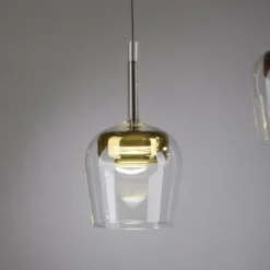 Paul Neuhaus LED Pendelleuchte Q-KON 1-flammig gold Smart Home App