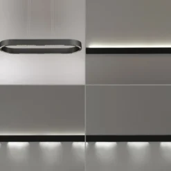 Paul Neuhaus LED Pendelleuchte Q-STRETTO, schwarz, mit Fernbedienung