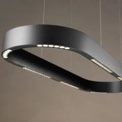 Paul Neuhaus LED Pendelleuchte Q-STRETTO, schwarz, mit Fernbedienung