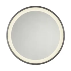 Paul Neuhaus LED Spiegel VIDRO, grau,