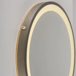 Paul Neuhaus LED Spiegel VIDRO, bronce,