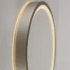 Paul Neuhaus LED Spiegel VIDRO, bronce,