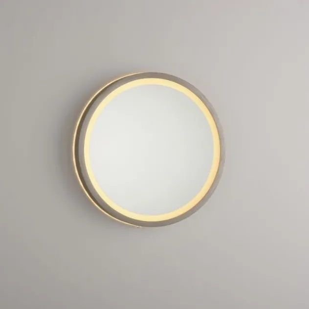 Paul Neuhaus LED Spiegel VIDRO, bronce,