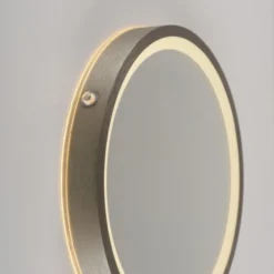 Paul Neuhaus LED Spiegel VIDRO, bronce,