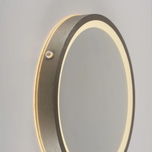 Paul Neuhaus LED Spiegel VIDRO, bronce,