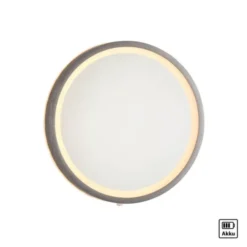Paul Neuhaus LED Spiegel VIDRO, grau,