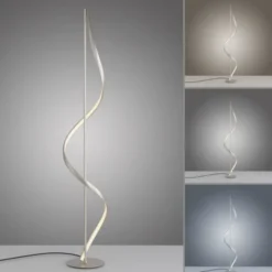 Paul Neuhaus LED Stehleuchte Q-SWING silber steuerbar Smart Home