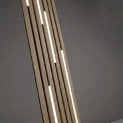 Paul Neuhaus LED Stehleuchte Q-AKUSTIK Holz-natur Smarthome steuerbar