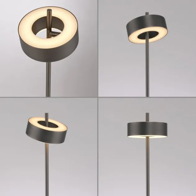 Paul Neuhaus LED Tischleuchte Q-ROTATE dark-metal brown Smarthome