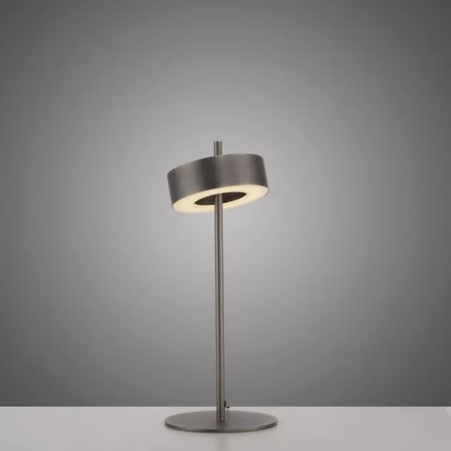 Paul Neuhaus LED Tischleuchte Q-ROTATE dark-metal brown Smarthome