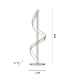 Paul Neuhaus LED Tischleuchte Q-SWING silber steuerbar Smart Home