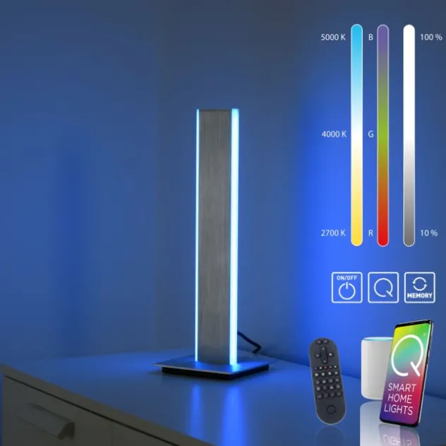 Paul Neuhaus, LED Tischleuchte, Q-Adriana, RGB, Smart Home