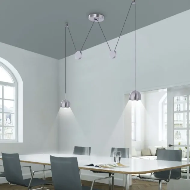 Paul Neuhaus, Q-ADAM, LED-Pendelleuchte, höhenverstellbar, Smart-Home