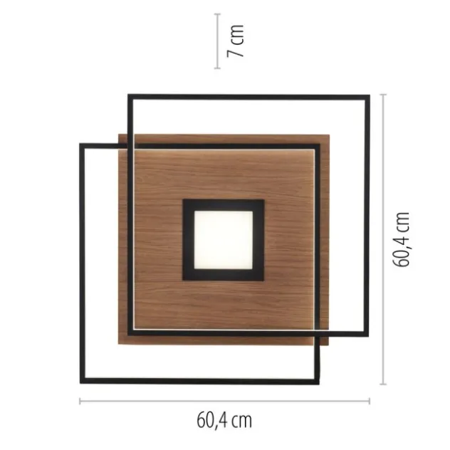 Paul Neuhaus, Q-AMIRA, LED-Deckenleuchte, Fernbedienung, Smart Home