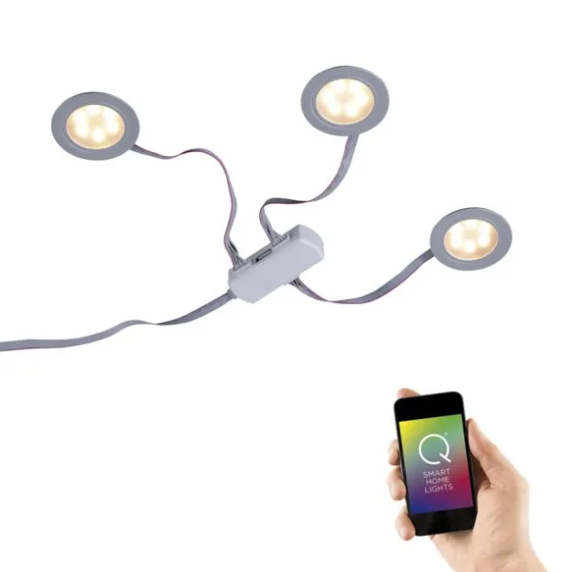 Paul Neuhaus, Q-ELLI, Einbauleuchtmittel, 3er Set, dimmbar, Smart Home