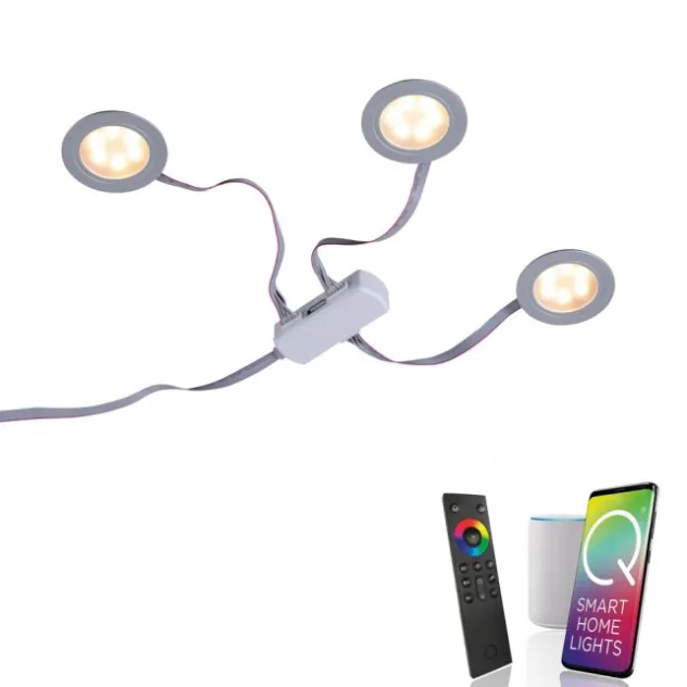 Paul Neuhaus, Q-ELLI, Einbauleuchtmittel, 3er Set, dimmbar, Smart Home
