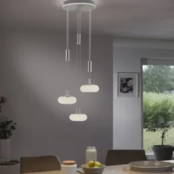 Paul Neuhaus, Q-ETIENNE, LED Pendelleuchte stahl, Smart Home