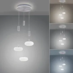 Paul Neuhaus, Q-ETIENNE, LED Pendelleuchte stahl, Smart Home