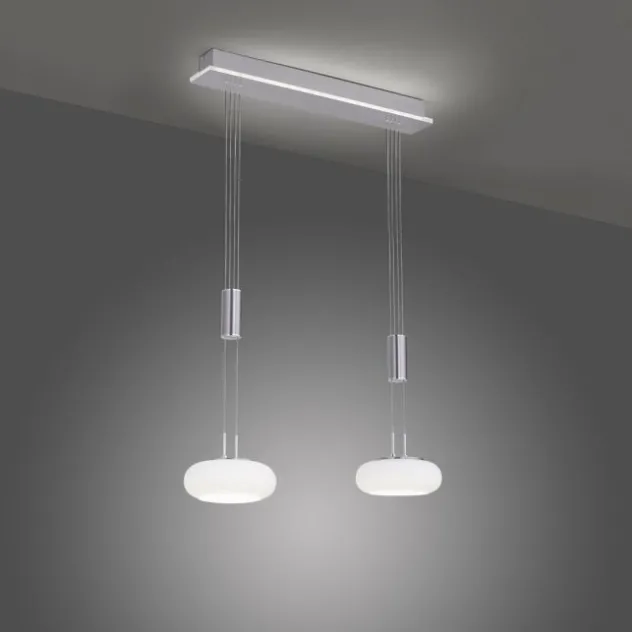 Paul Neuhaus, Q-ETIENNE, LED Pendelleuchte stahl, Smart Home