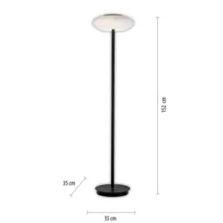 Paul Neuhaus Q ETIENNE LED Stehleuchte Smart Home schwarz dimmbar CCT