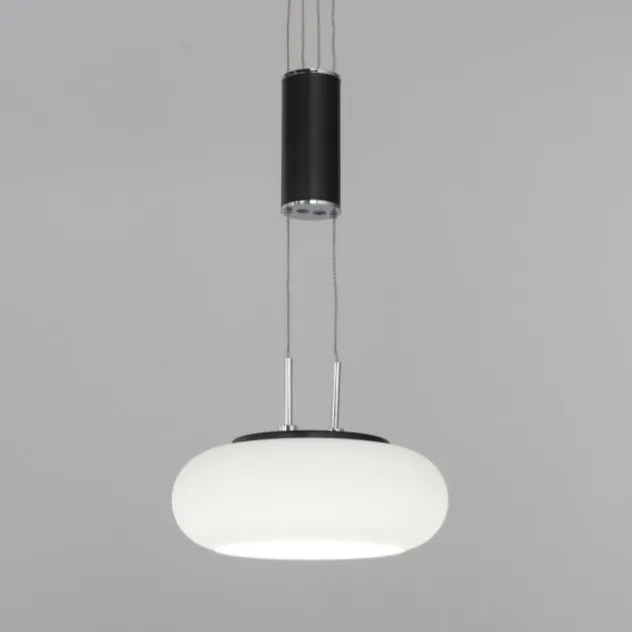 Paul Neuhaus Q ETIENNE Pendelleuchte Smart Home schwarz länglich 2 flammig