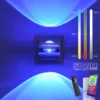 Paul Neuhaus, Q-FISHEYE, LED-Wandleuchte, dimmbar, Linse, Smart Home