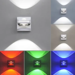 Paul Neuhaus, Q-FISHEYE, LED-Wandleuchte, dimmbar, Linse, Smart Home