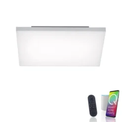 Paul Neuhaus, Q-FRAMELESS, LED-Panel, 45x45cm, weiß, rahmenlos, Smart Home