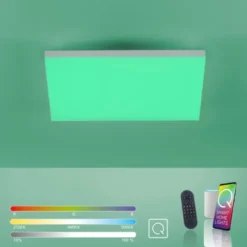 Paul Neuhaus, Q-FRAMELESS, LED-Panel, 45x45cm, weiß, rahmenlos, Smart Home