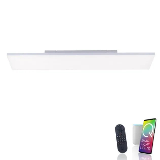 Paul Neuhaus, Q-FRAMELESS, LED-Panel,120x30cm, Smart Home
