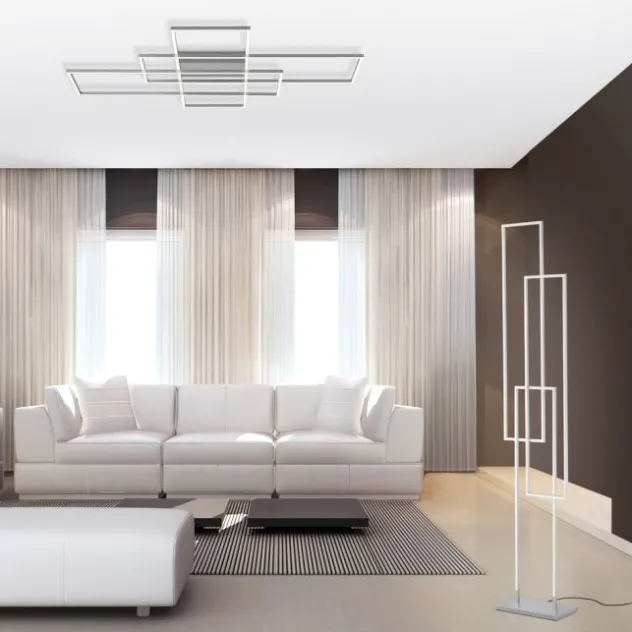 Paul Neuhaus, Q-INIGO, 100x75cm, LED-Deckenleuchte, dimmbar, Smart Home