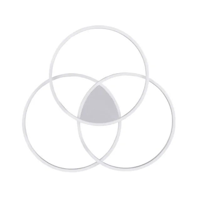 Paul Neuhaus, Q-KATE, LED-Deckenleuchte, 3 Leuchtringe, Smart Home