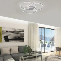 Paul Neuhaus, Q-KATE, LED-Deckenleuchte, 3 Leuchtringe, Smart Home