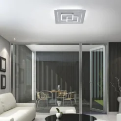 Paul Neuhaus, Q-LINEA, LED-Deckenleuchte, 40x40cm, dimmbar, CCT, Smart Home