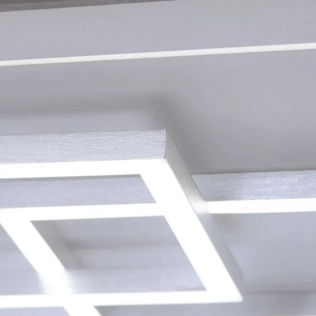 Paul Neuhaus, Q-LINEA, LED-Deckenleuchte, 40x40cm, dimmbar, CCT, Smart Home