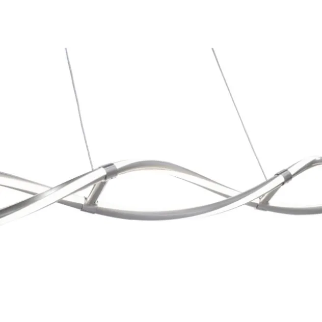 Paul Neuhaus, Q-MALINA, LED-Pendelleuchte, Wellen Design, modern, Smart Home