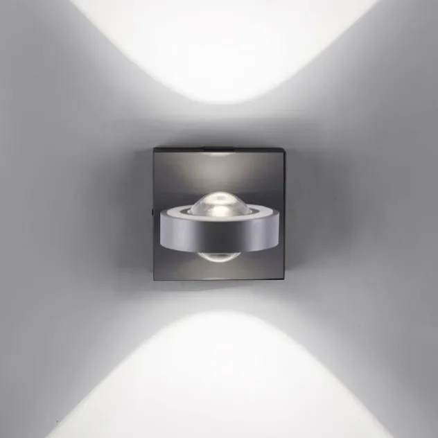 Paul Neuhaus, Q-MIA, LED-Wandleuchte, anthrazit, drehbar, modern, Smart Home