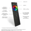 Paul Neuhaus, Q-NEMO, LED-Wandleuchte, 4-flg, dimmbar, aluminium, Smart Home