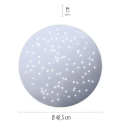 Paul Neuhaus, Q-NIGHTSKY, LED-Deckenleuchte, Ø 48,5 cm, Sternenhimmel, Smart Home
