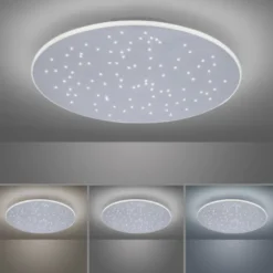 Paul Neuhaus, Q-NIGHTSKY, LED-Deckenleuchte, Ø 48,5 cm, Sternenhimmel, Smart Home