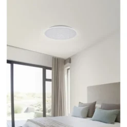Paul Neuhaus, Q-NIGHTSKY, LED-Deckenleuchte, Ø 48,5 cm, Sternenhimmel, Smart Home
