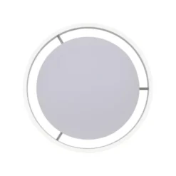 Paul Neuhaus, Q-VITO, LED-Deckenleuchte, Ø 40cm, stahlfarben, rund, Smart Home
